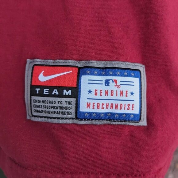 Nike Team Merchandise MLB Arizona Diamondbacks Dbacks Maroon T Shirt Size XL - Picture 3 of 4